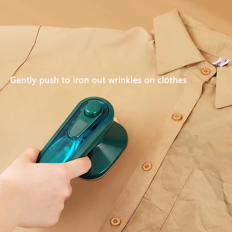 Mini Jet Water and Electricity Iron, Mini Travel Iron, Portable Folding and Rotating Iron for Ironing Clothes